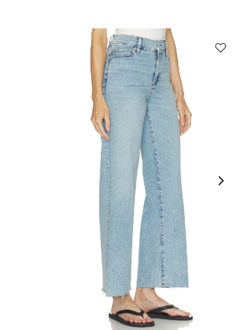 $288 FRAME DENIM Slim Palazzo Mid-Rise Wide-Leg Jeans in Adagio EUC/sz 27